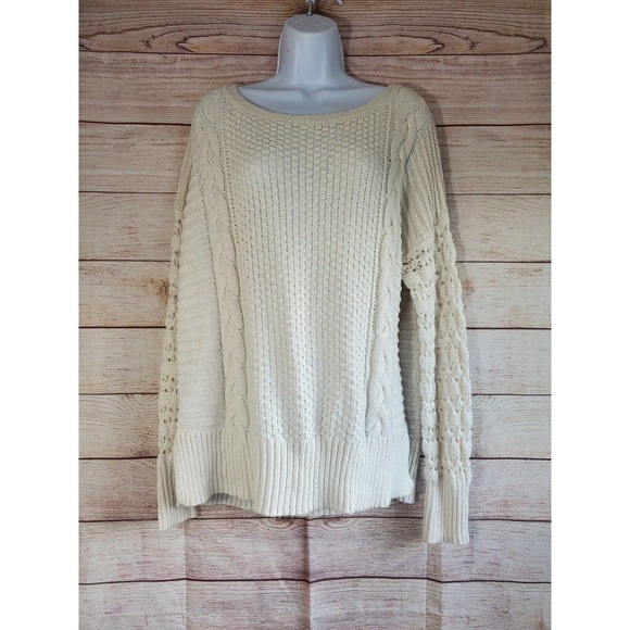 Maurices Sweaters - Maurices Womens 2xl Long Sleeve Knit Sweater Pullover Ivory